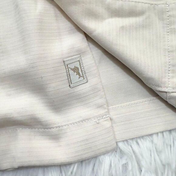 Men Tommy Bahama 100% Silk Short Sleeve Button Down Casual Shirt  Off White XXL - Picture 3 of 8